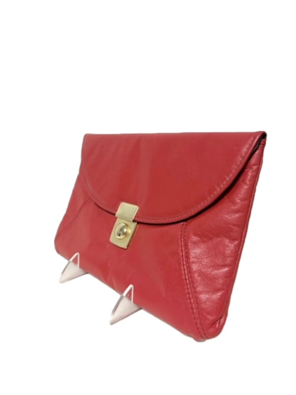 Red Envelope Clutch Bag, 6.5”x10”, Vintage